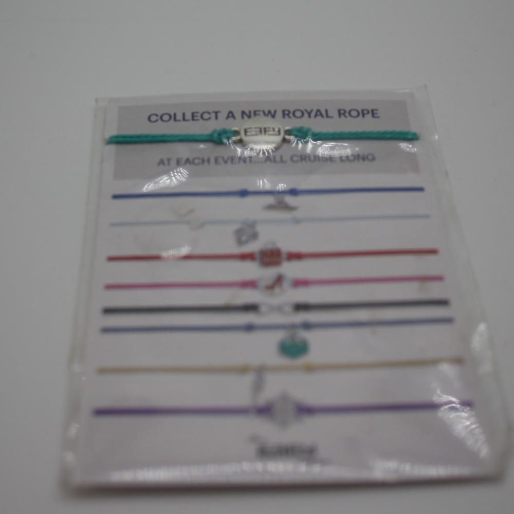 EFY Royal Rope Bracelet, Aqua Cord Bracelet,‎ Collect New Royal Rope - Picture 3 of 4